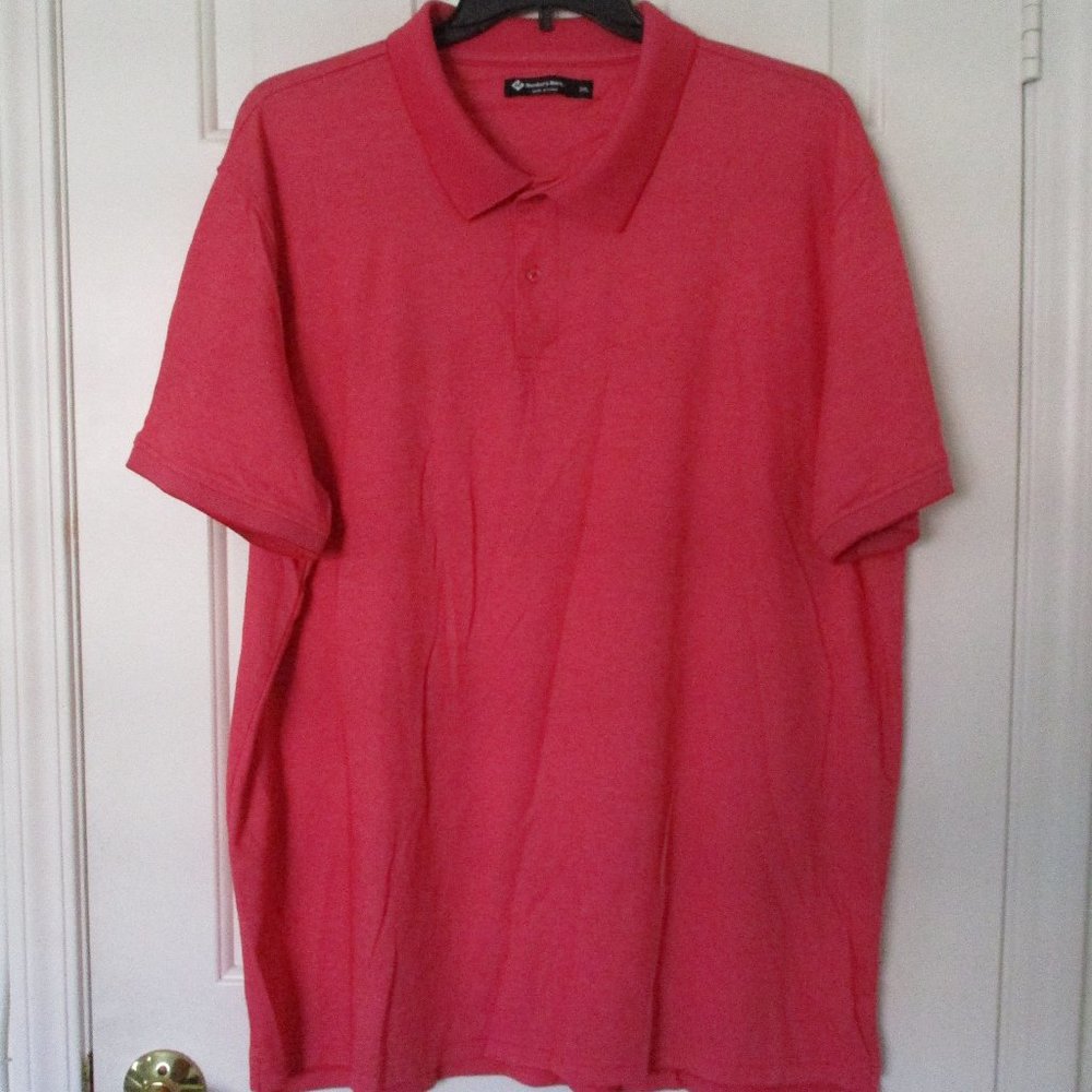 Member's Mark Mens S/S Hot Pink Pima Cotton Blend Golf Polo Shirt NWOT-Size 2XL* - Picture 2 of 2